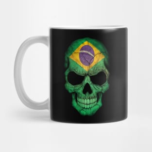 Brazilian Flag Skull Mug